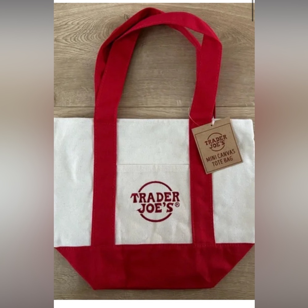 Red Trader Joe’s Mini Tote